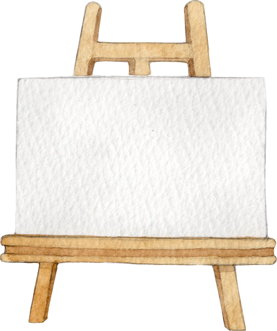 Canvas Board Illustration 